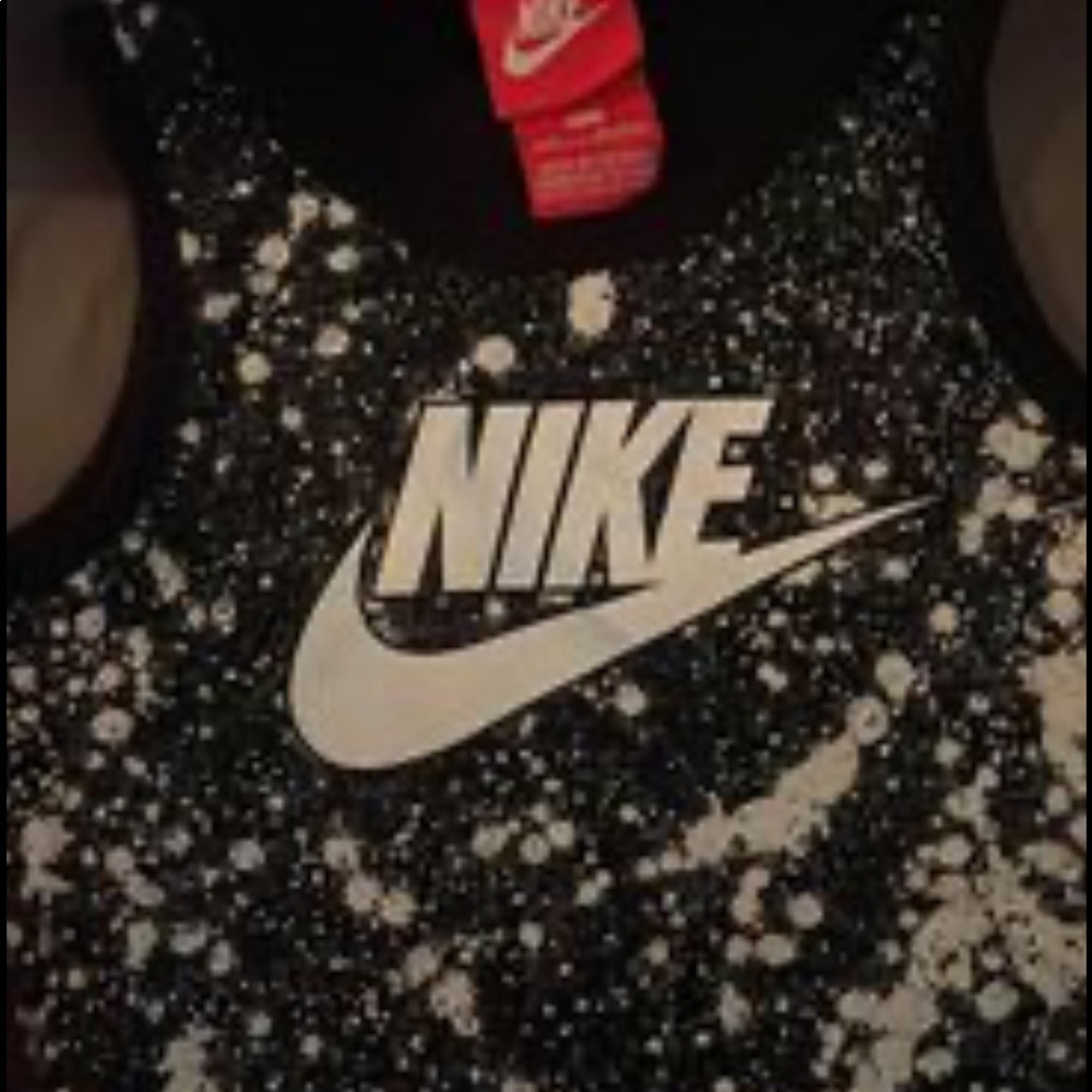 Kids Nike tank top and athletic shorts